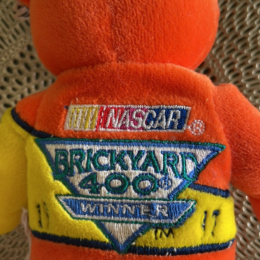 1997 Nascar Ricky Rudd Team Speed Bears, Authentic Beanie Bear with tags - Picture 7 of 8